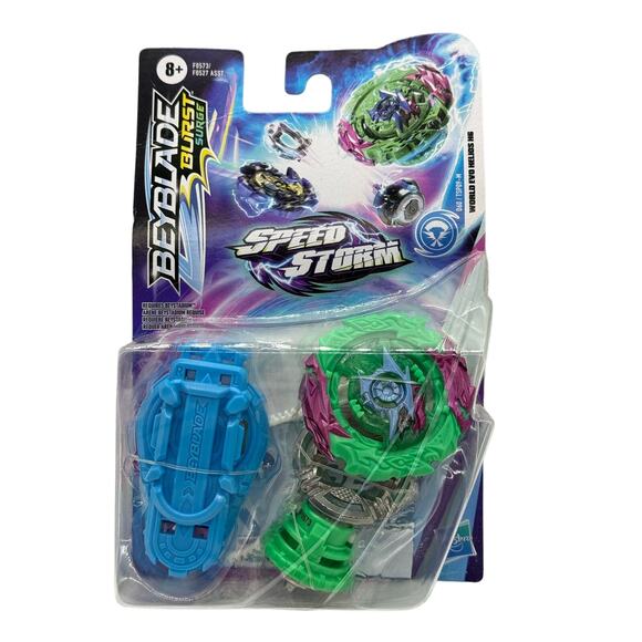 Beyblade Burst Surge Speedstorm - F0573 - Ensemble Toupie + Lanceur - World Evo Helios H6 - Neuf